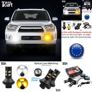 Pour Toyota 4Runner Daytime Running Light Turn Signal Car LED DRL Accessories 2009-2013
