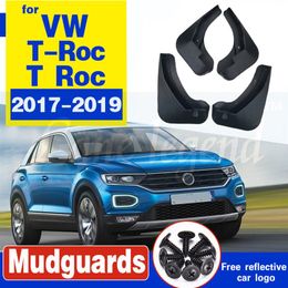 Pour Volkswagen VW T-Roc TRoc T Roc 2017 2018 2019 garde-boue garde-boue garde-boue garde-boue effet Fiber de carbone garde-boue accessoires de voiture307r