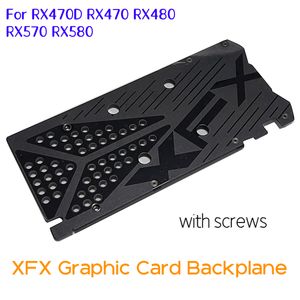 Pour la Protection de fond de panier de carte graphique XFX RX470 RX480 RX570 RX580 carte graphique de fond de panier de carte graphique