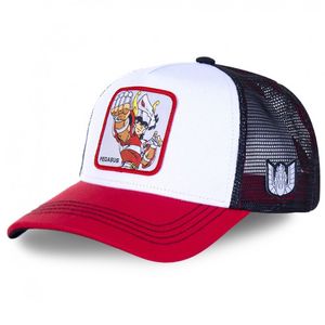 Commerce extérieur dessin animé rose vilain léopard casquette de Baseball Anime Hip Hop maille casquette camionneur américain casquette en direct en gros