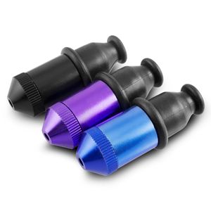 Formax420 Moda Aluminio Goma Bullet Pipa para fumar tabaco Pipa de bolsillo especial portátil 3 colores disponibles Envío gratis