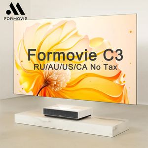 Formovie C3 4K Proyector de TV láser ALPD 400 Nit brillo Beamer Cinema 3 DLP 40ms juego UST proyector Fengmi para cine en casa