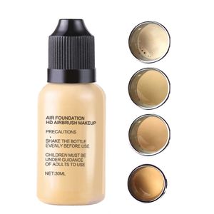 Base 30 ml/botella Base líquida a base de agua Maquillaje facial Corrector Spray Airbrush Foundation 231215
