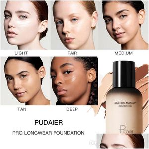 Fundación 40Ml Perfect Beauty Soft Long Concealer Liquid Magical Stick Maquillaje Fl Er Face Base Primer Drop Delivery Health Dh3R5