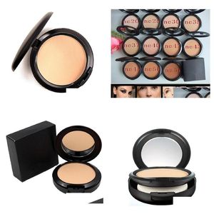 Pastel de maquillaje de marca de la base pastel de polvo fácil de usar Bloque Sun Bloque de sol prensado 15G NW Drop entrega de entrega salud belleza DHA9G