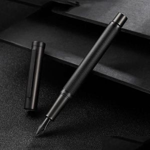 Hongdian 1850 Classic Black Nib Forest Fountain Pen for Business, Office, School Supplies