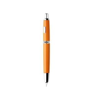 Stylos à plume MAJOHN A1 presse stylo plume rétractable plume Fine 04mm métal orange sans clip stylo à encre avec convertisseur stylos de bureau scolaire 220923