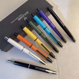 Fountain Pens Style MAJOHN A2 Press Resin Fountain Pen Fine Nib 0.4mm Ink Pen Converter For Writing Christmas Gift Lighter Than A1 230616