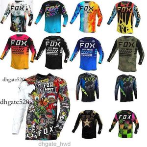 Fox Racing Shirts 2023 Chirst MTB Mount Mountain Mountain Mounthill Offroad Downhill Mountain Vêtements Hpit Fox Racing Element 23