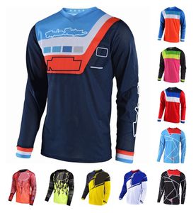 Men's Moto Racing Downhill Jerseys T-shirt MTB Offroad Motorcycle Jersey Shirt Motocross Sportwear Bike Long Sleeve Racing T-shirt