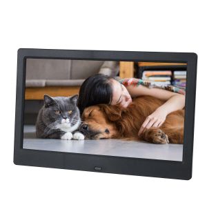 Cadre de 10 pouces d'écran LED Backlight HD 1024 * 600 Digital Photo Frame Electronic Album Picture Music Movie complète Fonction