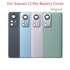 Frames 100% d'origine pour Xiaomi 12 Pro Back Glass Battery Cover Back Back Back Door Door Cas pour Xiaomi Mi12 Por Couvercle arrière avec logo