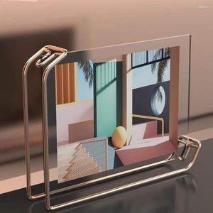 Frames 6 pouces en métal acrylique Haut de table de panne