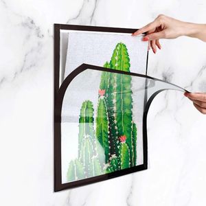 Frames Diamond Drawing Frame PVC Black Auto-Adhesive Picture PO pour les accessoires de décoration murale 12 16 pouces Cadeau de maison