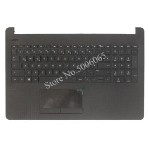 Frames Clavier d'ordinateur portable allemand pour HP 250 G6 255 G6 256 G6 258 G6 TPNC129 TPNC130 avec couverture supérieure Palmrest sans toucher