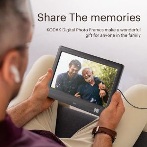 Frames Kodak Crame photo numérique de 7,8 pouces avec télécommande, 1024 * 600 HD Écran, album électronique Video Music Calendrier Calendrier