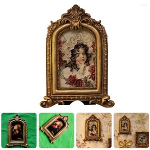 Frames Wall and Tablet Table Picture Cadre Vintage Desk PO Decoration d'anniversaire pour Girl Wall Mounts Resin Lovers Wedding