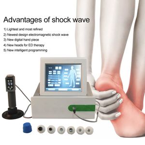 Dhl gratuit, équipement médical de thérapie par ondes de choc extracorporelles / machine de soulagement de la douleur au genou de la jambe / machine d'équipement de thérapie par ondes de choc pour homme ED