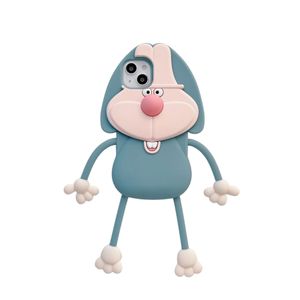 DHL gratis al por mayor Cartoon Cute Cartoon mouse 3D Case para iphone 14 Plus 13 12 11 Pro XS Max XR X Funda de silicona suave para teléfono Regalo para niños para i11 12pro