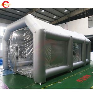 Cabina de pulverización inflable portátil para pintura de coche, tienda de pulverización inflable gigante con sistema de filtro, envío gratis