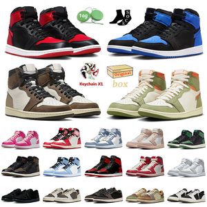 Nike Air Jordan 1 Zapatos de baloncesto masculino y femenino Retro Next Chapter Spider-Verse 1s OG Washed Heritage Pink Craft Sail Denim Lost and Found Starfish Sneakers