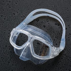 Máscara de apnea Alta definición antiniebla Gafas de buceo Snorkel Natación Deportes acuáticos Gafas de buceo 240321