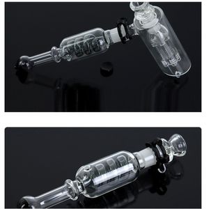 Bobina de glicerina congelable Hamar Bubbler Cámara doble Pipas para fumar combinadas Black Tree Perc Bubblers pipas de agua