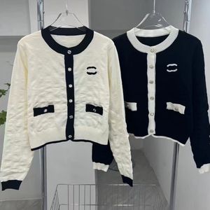 Pulls pour femmes de marque française deux C printemps automne femmes tricots nouvelle mode à manches longues marque designer pull tricoté chaud coton col rond pull veste