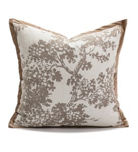 French Luxury Retro Khaki Sofa Pillow Send Send Living Room Cushion BB Villa Bedroom-Sydcommerce 10