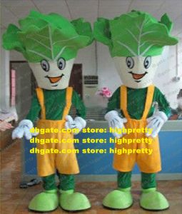 Disfraz de mascota fresca, col verde sabia, Pak Choi, vegetales verdes, cosas verdes con pantalones amarillos, zapatos verdes, No.4122, envío gratis