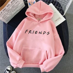 Friends TV Show Hand Line Art Ulzzang Sweatshirts surdimensionnés Sweat à capuche d'hiver Kawaii Jumper Tenues Tumblr Femme Esthétique Harajuku T200525