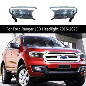 Lampe avant DRL feux de jour accessoires de voiture pour Ford Ranger phare LED 16-20 Streamer clignotant feux de route Angel Eye Projecto