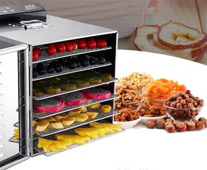 Máquina secadora de herramientas de frutas, deshidratador industrial de alimentos, secador de alimentos eléctrico comercial de acero inoxidable LLFA