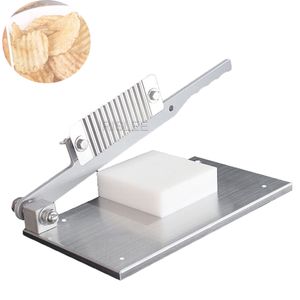 Fry Cutter Wavy Concombre Pomme De Terre Carotte Légumes Apple Cutter Wave Pomme De Terre Tranche Cutter Machine