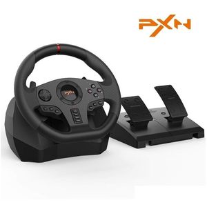Filtre à carburant Autres accessoires Pxn V900 Volant de jeu Volante Pc Racing pour Ps3/Ps4/Xbox One/Android TV/Switch/Xbox Series S/ Dhy6F