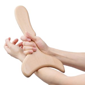 Masajeador de cuerpo completo, herramienta gua sha de drenaje linfático de madera, herramientas de masajeador de terapia de madera, paleta de masaje anticelulitis, alivio del dolor muscular