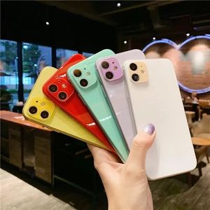 Full Cover Camera Lens Protector for iPhone 13 12 11 Pro Max Back Camera Glasses Case Cell Phone Protective Tempered Glass Film Colorful