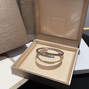 Plein Diamant Bracelets Designer Argent Serpent Hommes Bracelet Or Rose Femmes Ouvert Style Bijoux De Mariage