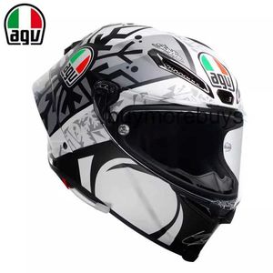 Casque de moto intégral ouvert italie Agv Pista Gp Rr Rossi casque en fibre de carbone Th anniversaire CF89