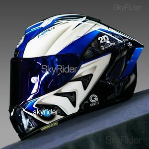 Shoei – casque intégral de moto X14 X-Fourteen HP4 BM, visière anti-buée pour homme, casque de moto de course de motocross
