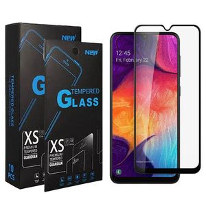 Couverture complète Couverture complète Verre trempé Screen Protector Screen Bubble Gratuit pour Samsung A03S A82 A72 A52 A42 A32 A22 A122S A02 A20 A21S A21 A11 LG Stylo 6 Aristo 5 Anti-briser