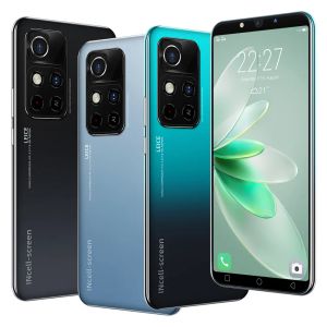 Teléfono inteligente de pantalla completa Red 5g Pantalla desplegable de 5,8 pulgadas Teléfono móvil Note 12Pro 64g128g reconocimiento facial de teléfono móvil al por mayor, desbloqueo de huellas dactilares