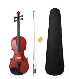 Tamaño completo 44 Violinfiddle Estudiante Violín Basswood Kit de violín Bridgerosincasebow Color natural para principiante3523805