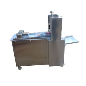 Máquina de rollo de cordero de un solo corte CNC completamente automática, cortadora de cordero de acero inoxidable, precio de rebanadora de cerdo