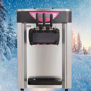 Machine à crème glacée molle commerciale entièrement automatique, mini machine de fabrication de crème glacée molle de haute qualité, de bureau à vendre