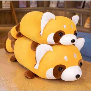 Drôle mignon 6080Cm raton laveur ours en peluche jouet ours en peluche animaux pour bébé enfants cadeau d'anniversaire décor à la maison J220729