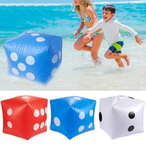 Druny Indoor extérieur gonflable Dice Cube Pish Pish Party Favors Children Toys for Adults Water Park Game Ludo Play Toys