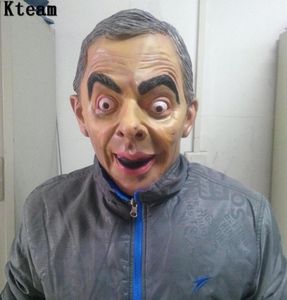 Funny Party Cosplay Mr Bean Mask Cos Celebrity British Funny Star Performance Live Performance Halloween Party Cosplay Face Mask Human 5667935