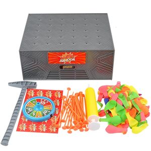 Funny Toys Hammer Balloon blast box Game Fun For Children Great Creative Spin Master antistress Crazy Party Prank Funny Educational toy 231204