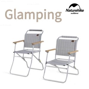 Fournishing NatureHike chaise extérieure en aluminium alliage chaise rover camping rangement portable chaise pliante de pêche à la pêche à la pêche à la pêche à la pêche